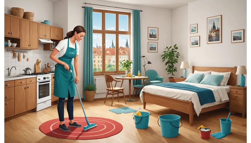 Úklid Airbnb: kako udržati 5 zvezdica posle svakog gosta