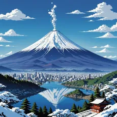 Vârful Sacru al Japoniei: Admirați Iconicul Munte Fuji
