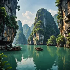 Peisajele Carstice din Ha Long Bay: Explorează peisajele uluitoare ale golfului din Vietnam